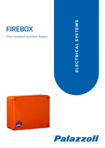 Palazzoli Firebox: Пожароустойчиви кутии, без халогени.
